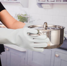 Load image into Gallery viewer, A Pair Silicone Dishes Washing Glove (Free Shipping)