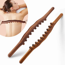 Load image into Gallery viewer, Wood Therapy Lymphatic Drainage Massage Roller (20 Beads)