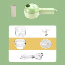 Load image into Gallery viewer, 4 in 1 Handheld Electric Vegetable Cutter