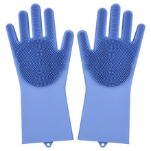 Load image into Gallery viewer, A Pair Silicone Dishes Washing Glove (Free Shipping)