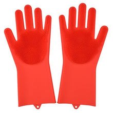 Load image into Gallery viewer, A Pair Silicone Dishes Washing Glove (Free Shipping)