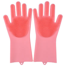 Load image into Gallery viewer, A Pair Silicone Dishes Washing Glove (Free Shipping)