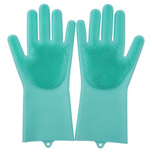 Load image into Gallery viewer, A Pair Silicone Dishes Washing Glove (Free Shipping)