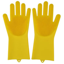 Load image into Gallery viewer, A Pair Silicone Dishes Washing Glove (Free Shipping)