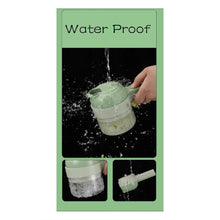 Load image into Gallery viewer, 4 in 1 Handheld Electric Vegetable Cutter